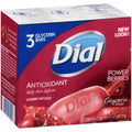 Dial Glycerin Bar Soap – Cranberry & Antioxidant, 4 oz Bars (Pack of 3) | Gentle, Hydrating Clean with Fruity Fresh Scent